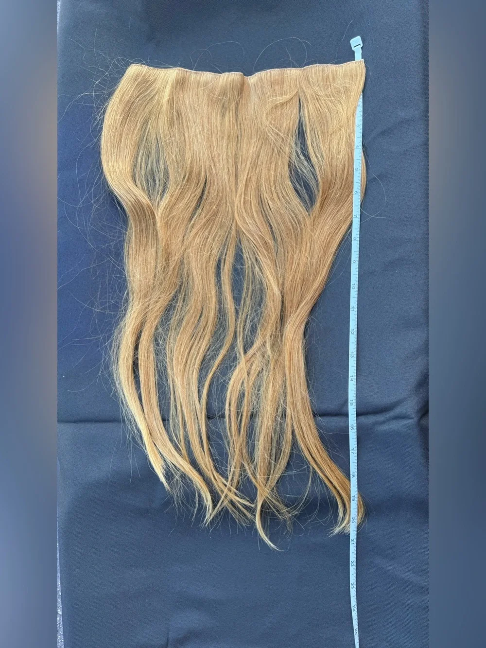 Golden Blonde Clip-In Hair Extensions for Women 7N